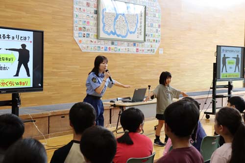 防犯教室の様子4