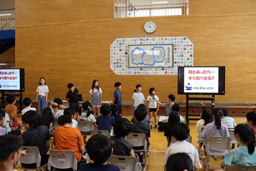 防犯教室の様子6