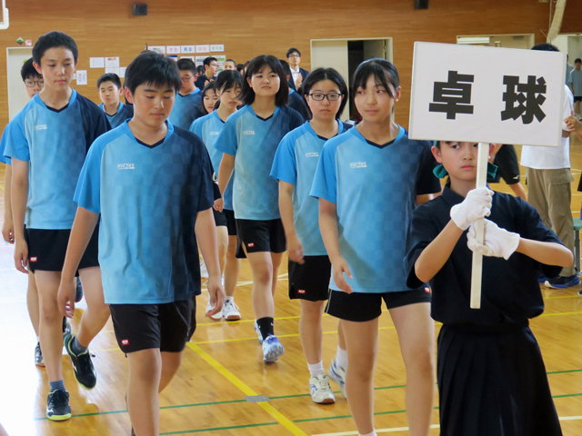 市郡総体激励会の様子3