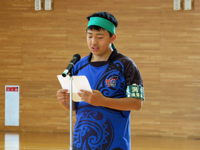 市郡総体激励会の様子6