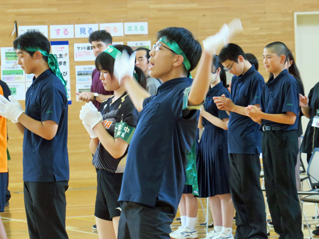 市郡総体激励会の様子29