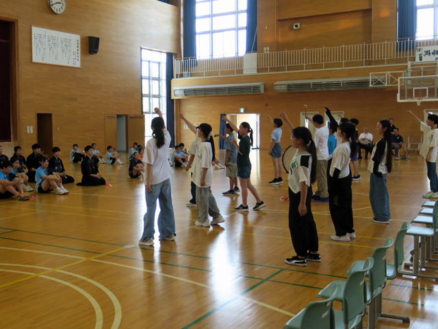 市郡総体激励会の様子30