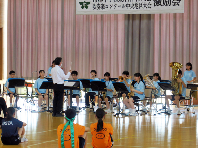 市郡総体激励会の様子31