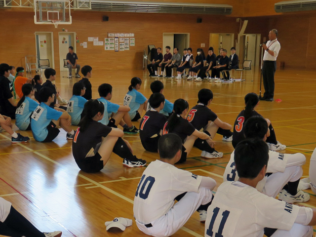 市郡総体激励会の様子34