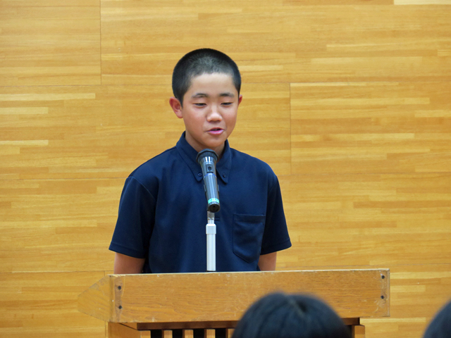 市郡総体・吹奏楽コンクール中央地区大会報告会の様子1