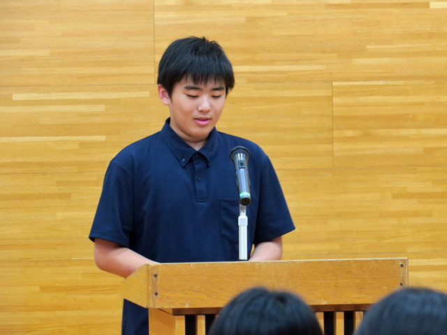 市郡総体・吹奏楽コンクール中央地区大会報告会の様子3