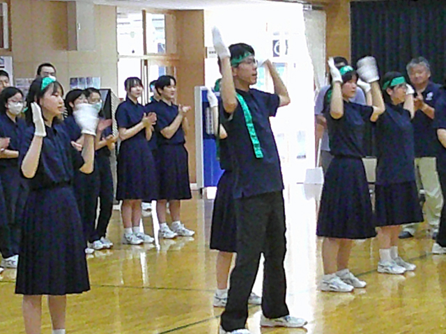 全県総体・県吹奏楽コンクール激励会の様子7