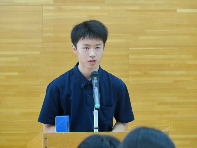全県総体・吹奏楽コンクール報告会の様子2
