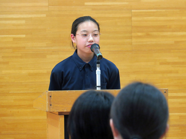 全県総体・吹奏楽コンクール報告会の様子3