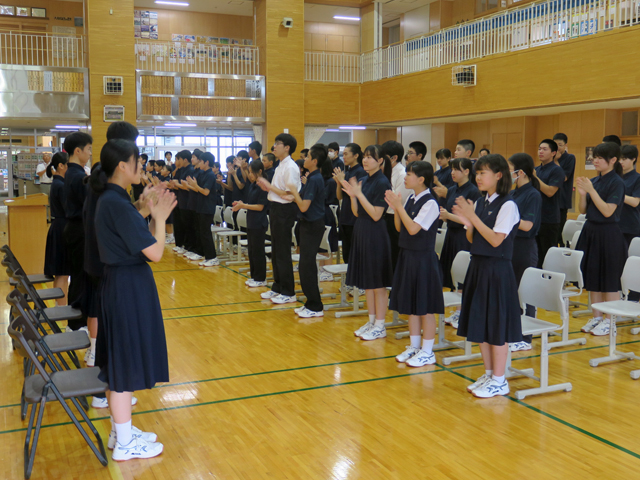 全県総体・吹奏楽コンクール報告会の様子6