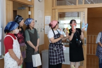 ４年生　ＪＡ女性部のみなさんとかぼちゃクッキング