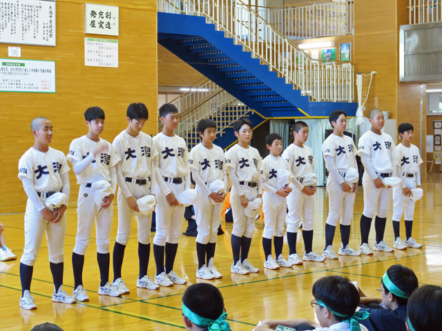 市郡秋季大会激励会の様子3