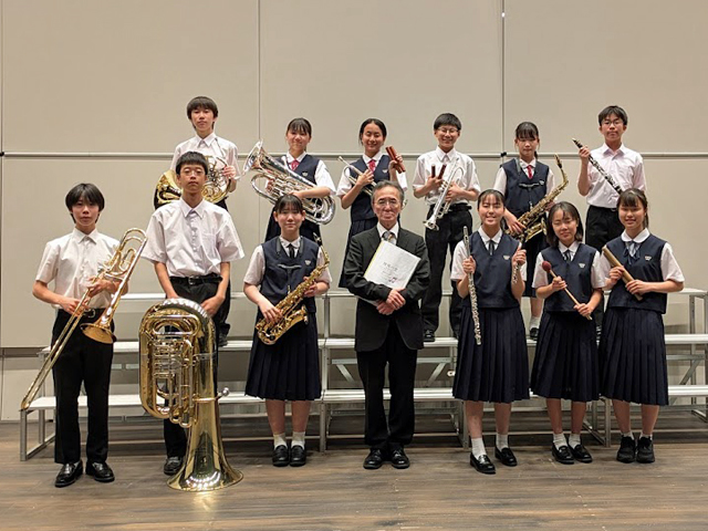 吹奏楽コンクール中央地区大会の様子1